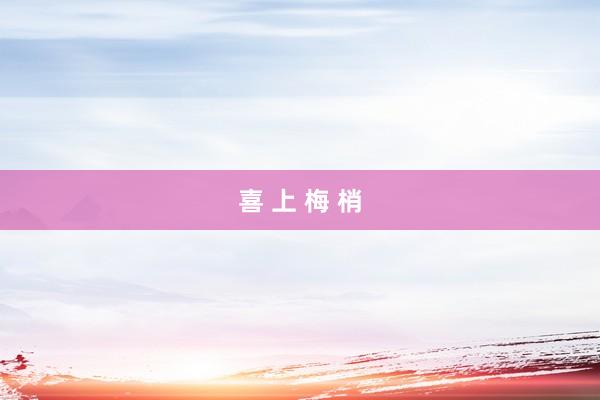 喜 上 梅 梢