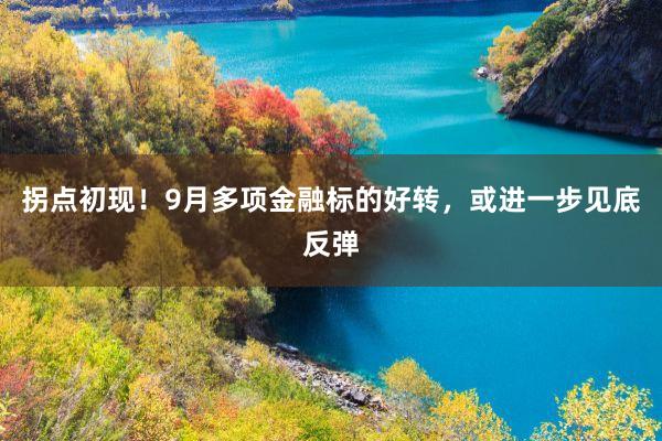 拐点初现！9月多项金融标的好转，或进一步见底反弹